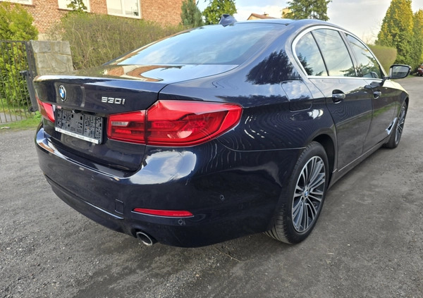 BMW Seria 5 cena 87900 przebieg: 95400, rok produkcji 2017 z Czyżew małe 121